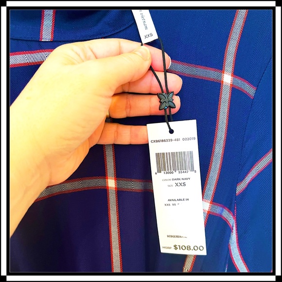 BCBG Generation Plaid Dress (NWT) - Picture 4 of 7